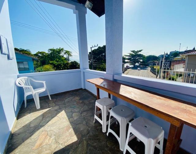 Estudio Ilha Centro Sul Ufsc, Ar Cond, Estac, Varanda, Vista Mar Florianópolis Exterior foto